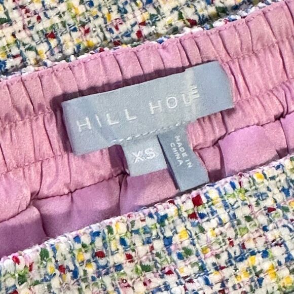 Hill House Olivia Rainbow Tweed Short A Line Skirt XS Preppy Twee Whimsigoth - Picture 4 of 12
